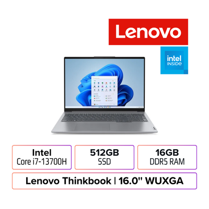 Lenovo ThinkBook 16 G6 | Intel Core i7 | 16GB RAM | 512GB SSD | Win 11 Pro