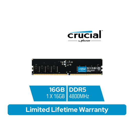 Crucial 16GB 4800MHz DDR5 Desktop Memory