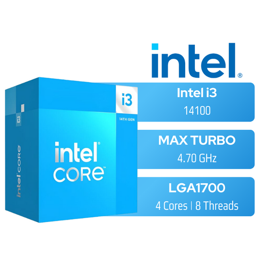 Intel 14th Gen Core i3-14100 LGA1700 3.5GHz 4-Core CPU