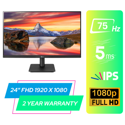 LG 23.8″ IPS Panel Full HD Monitor – 75Hz