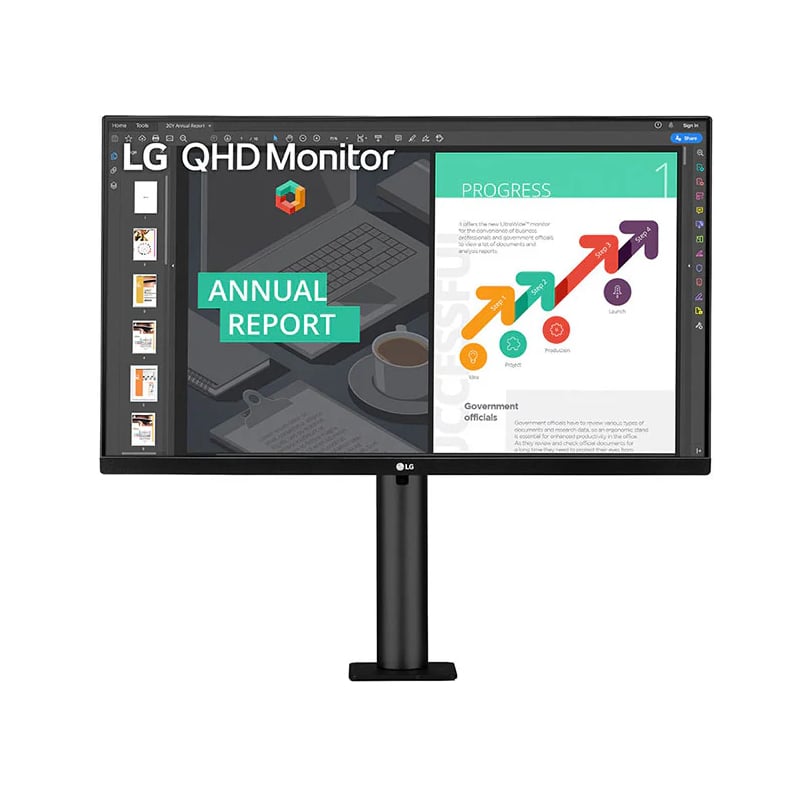 LG 27″ IPS Panel QHD Monitor – 75Hz