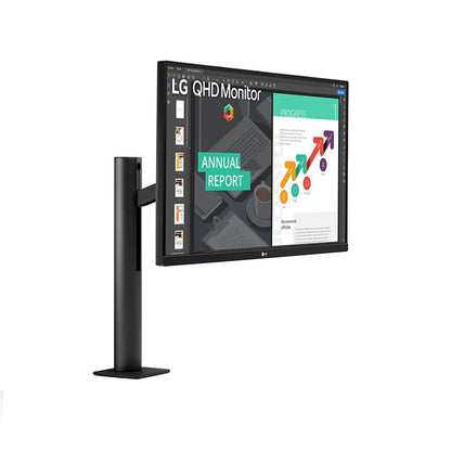 LG 27″ IPS Panel QHD Monitor – 75Hz