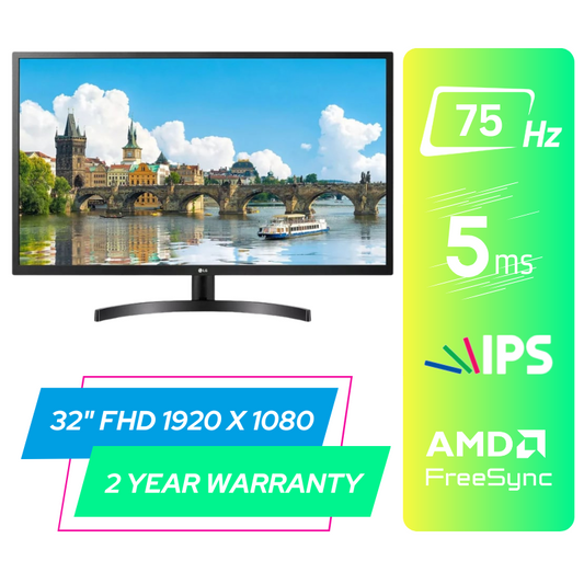 LG 32″ IPS Panel Full HD Monitor – 75Hz