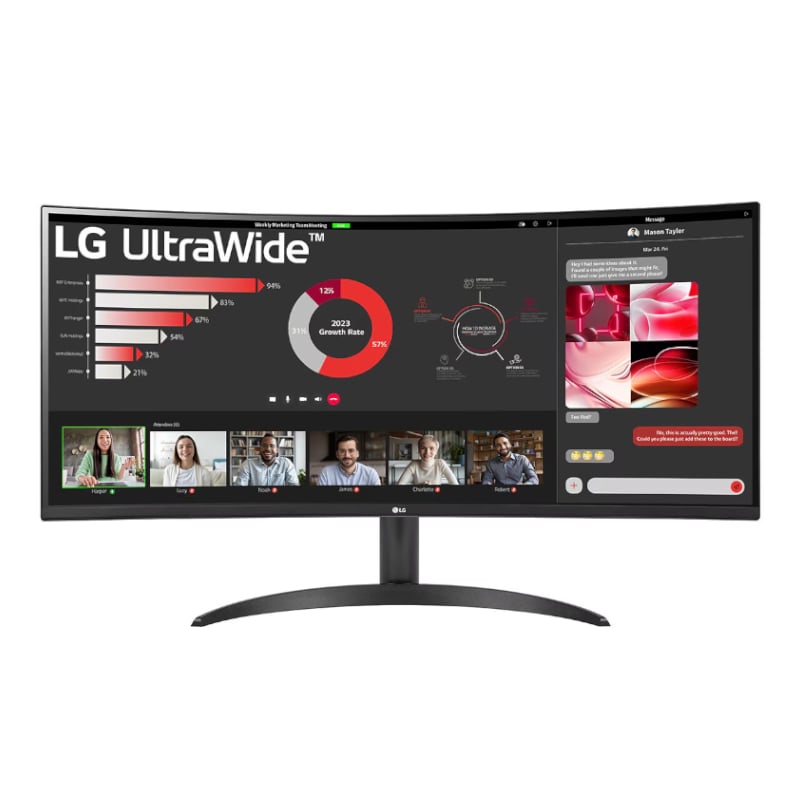 LG 34″ Curved VA HDR WQHD Monitor – 100Hz