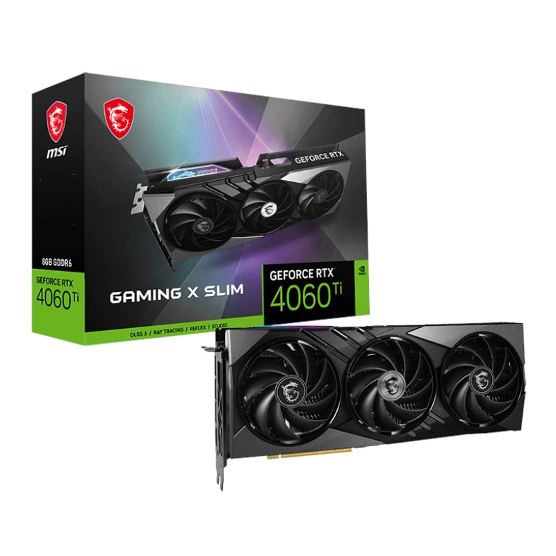 MSI GeForce RTX 4060TI GAMING X SLIM 8GB