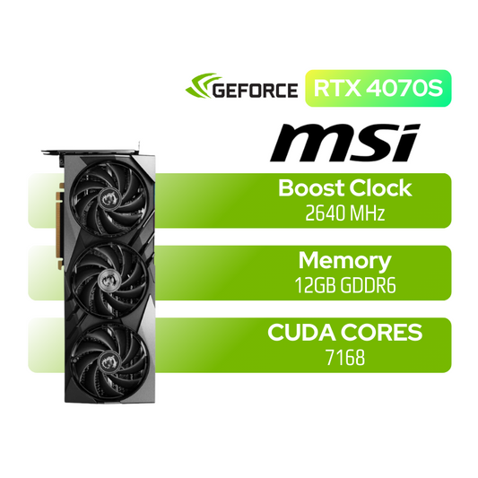 MSI GeForce RTX 4070 Super Gaming X Slim 12GB