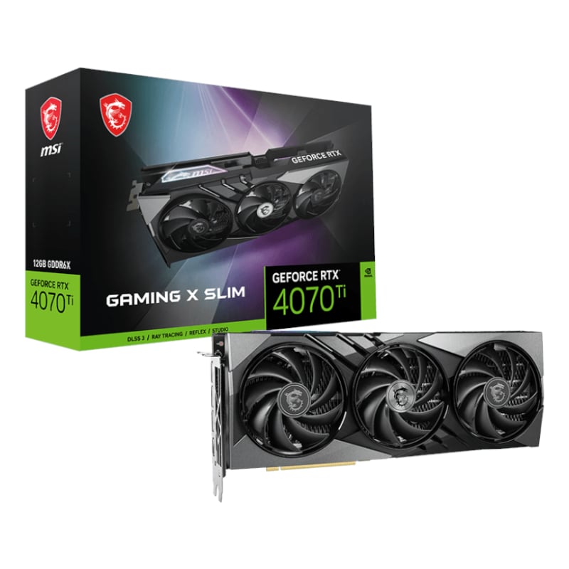 MSI GeForce RTX 4070Ti Gaming X SLIM 12GB