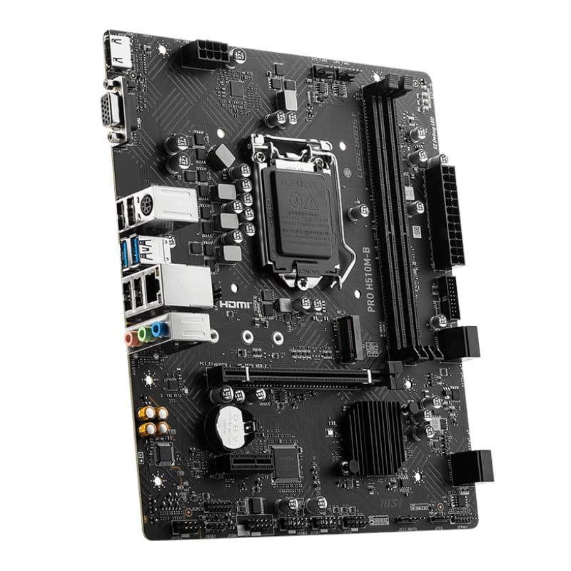 MSI H510M PRO-B Intel LGA1200 M-ATX Motherboard