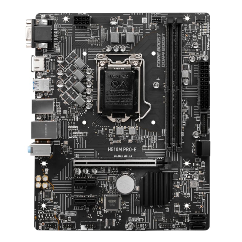 MSI H510M PRO-E Intel LGA1200 M-ATX Motherboard