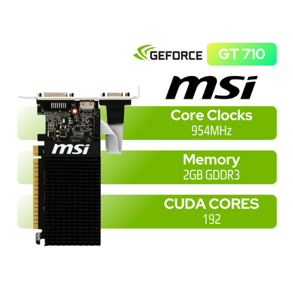 MSI Nvidia GeForce GT 710 2GD3H 2GB