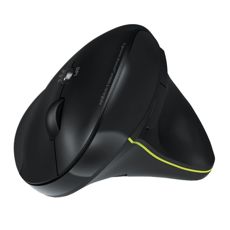 Port Connect Wireless Rechargeable Ergonoc Mouse