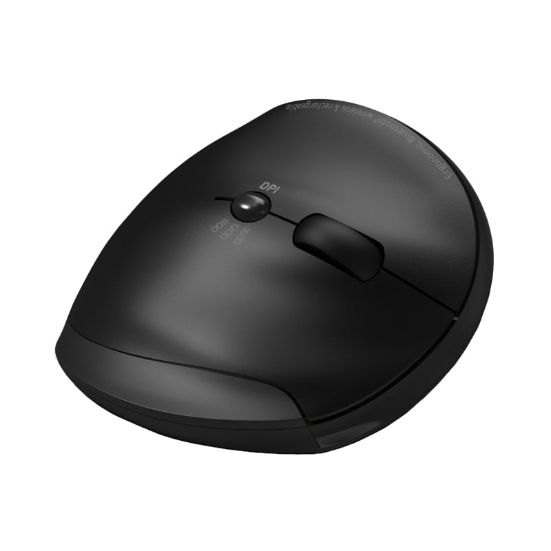 Port Connect Wireless Rechargeable Ergonoc Mouse