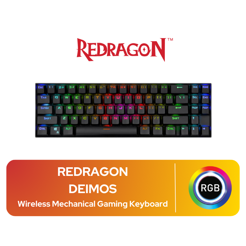 REDRAGON DEIMOS Wireless Mechanical Gaming Keyboard