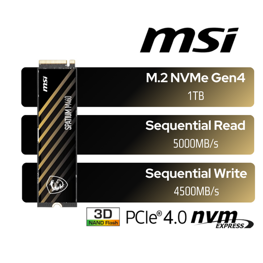 SPATIUM M460 M.2 NVME Gen 4 1TB