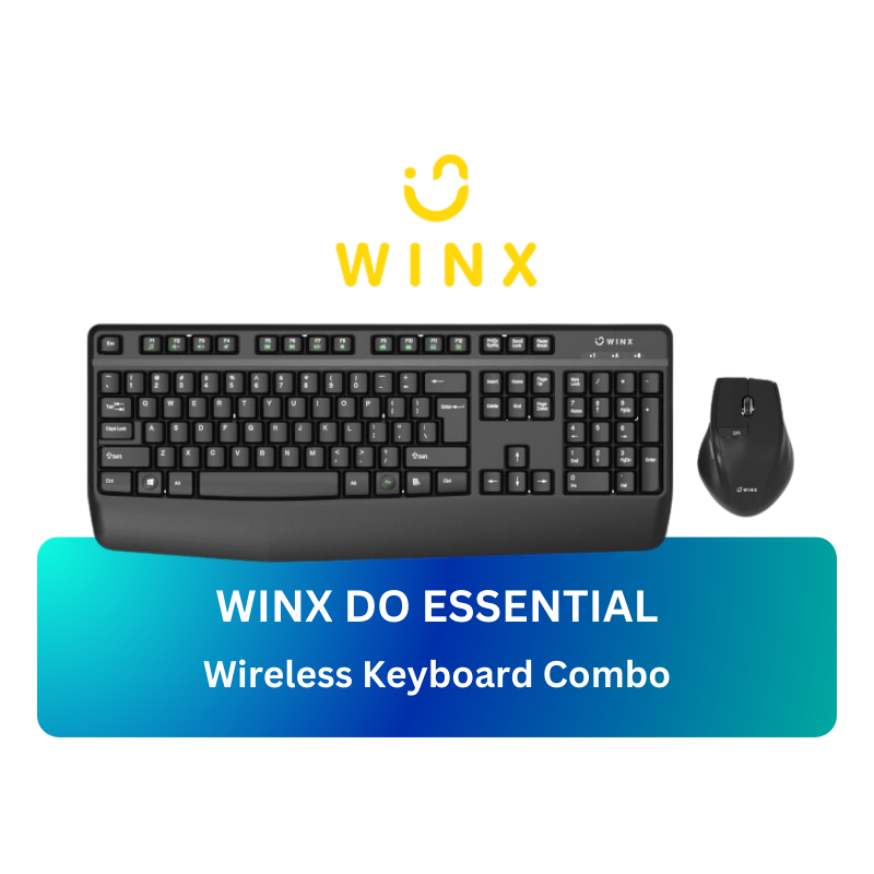 WINX DO Essential Wireless Keyboard and Mouse Combo