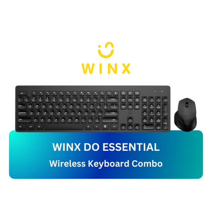 WINX DO Simple Wireless Keyboard and Mouse Combo